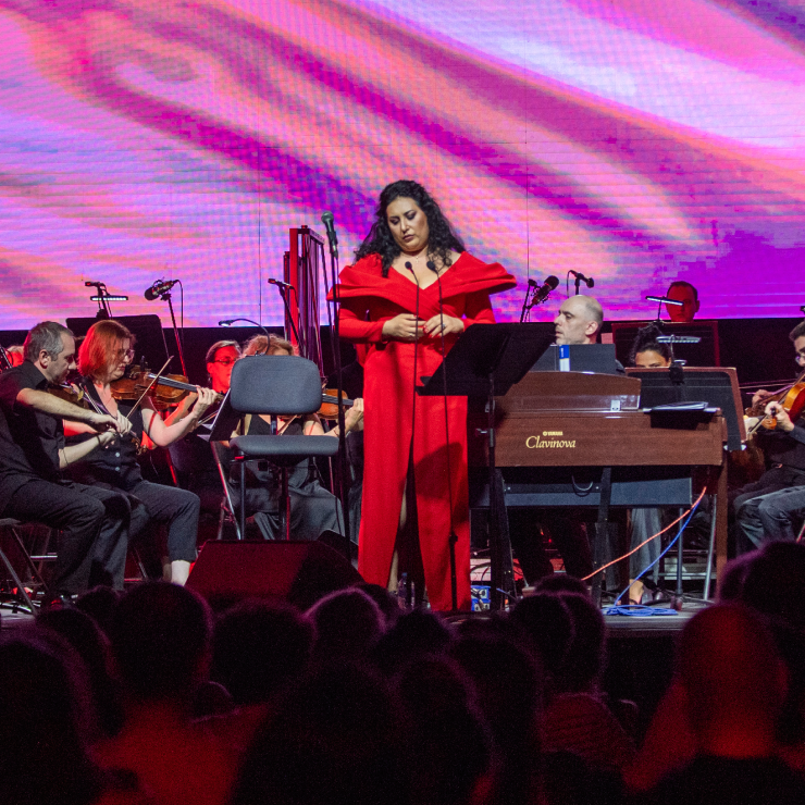 Anita Rachvelishvili and the Georgian Philharmonic Orchestra Concert in Tbilisi